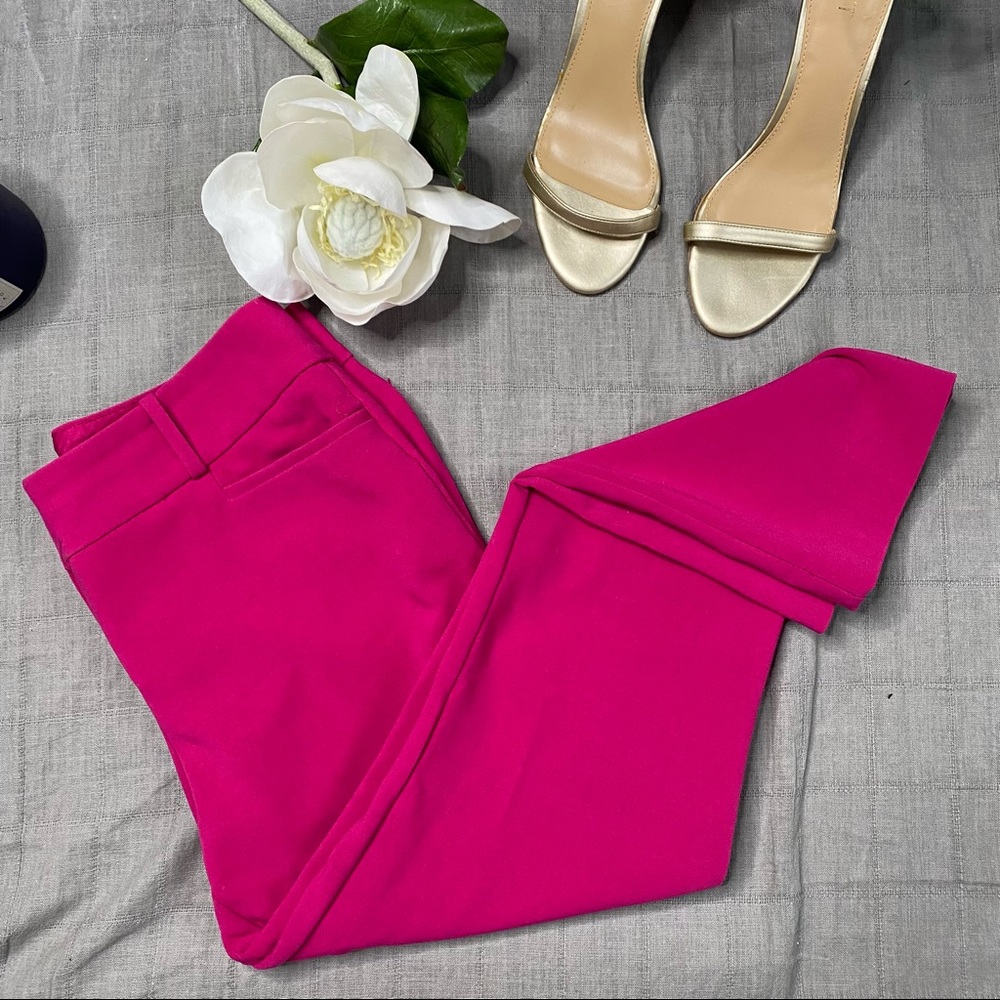 Hot pink The Limited Drew cropped pants
